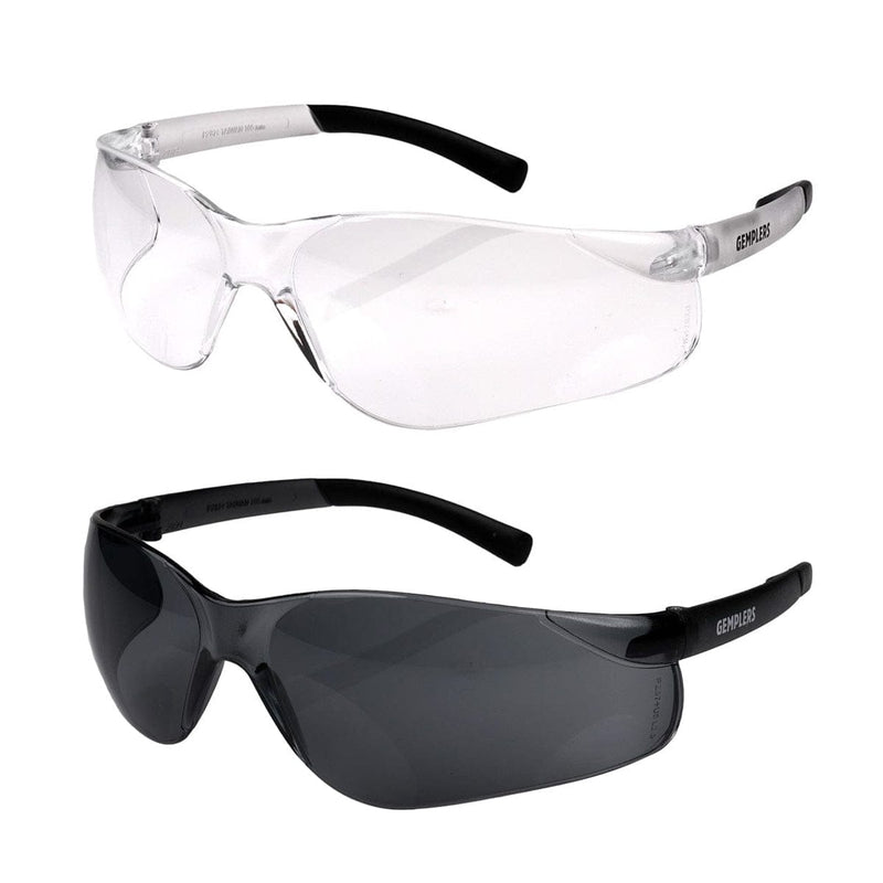 rubber goggles Safety Glasses, Clear Lens, Clear Frame, Frameless