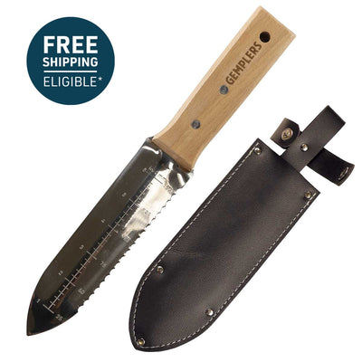 Gemplers Hori Hori Knife with Wood Handle