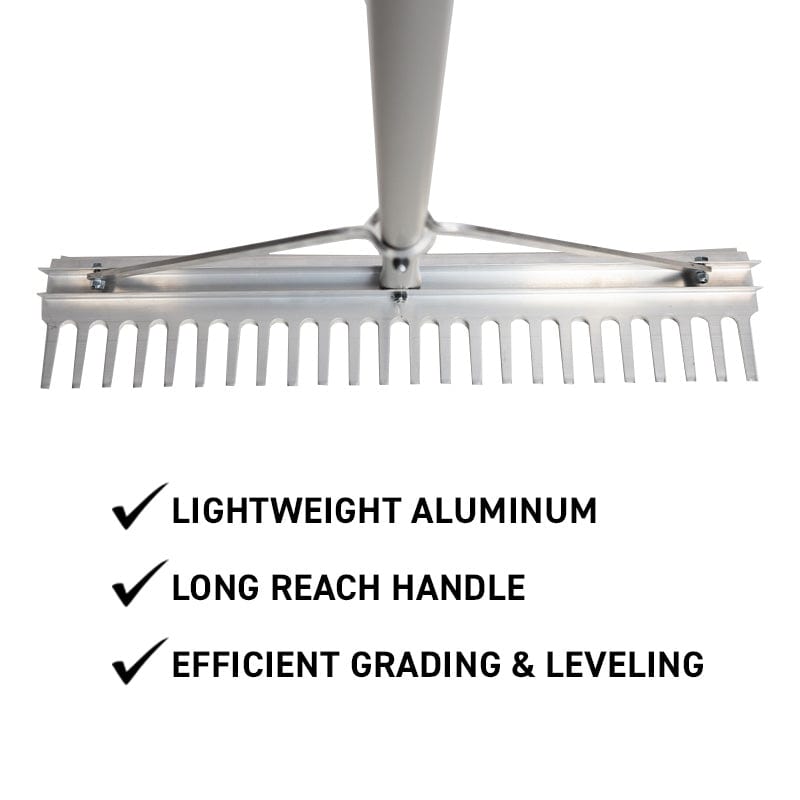 Gemplers 24" Aluminum Landscapers Rake