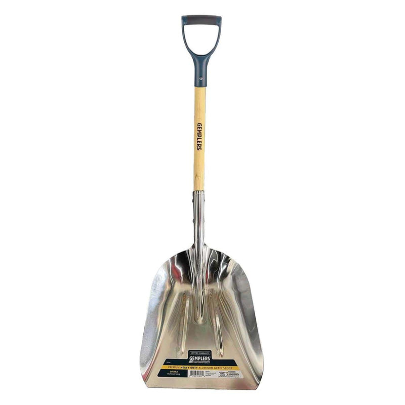 Gemplers Aluminum Scoop Shovel with Wood Handle