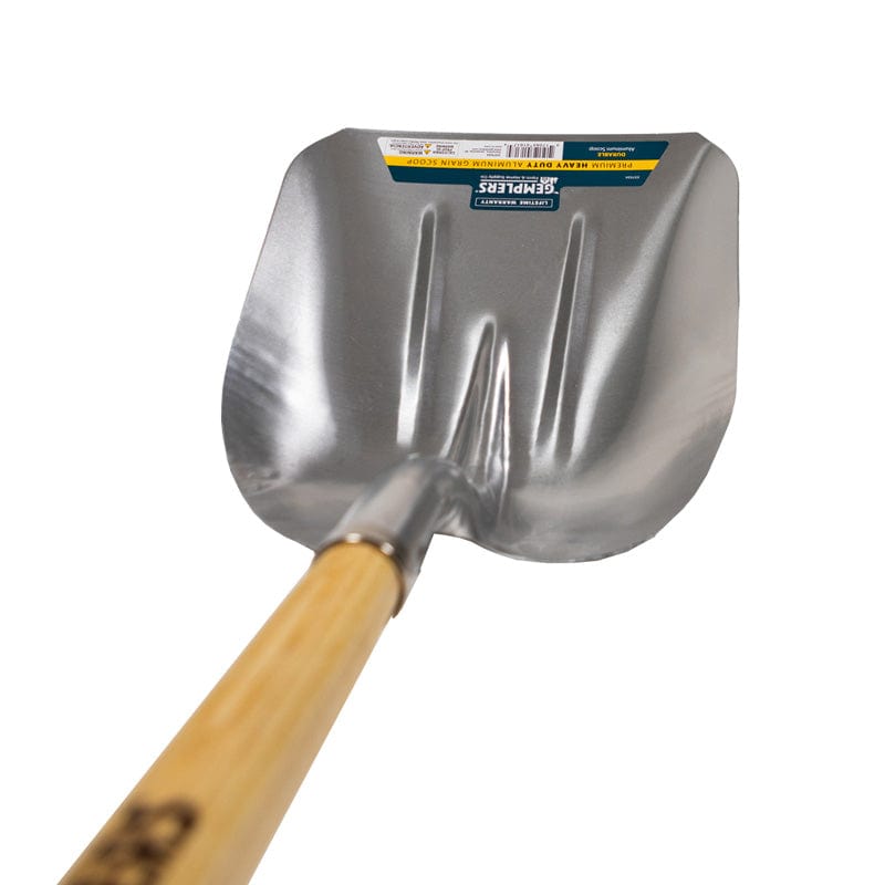 Gemplers Aluminum Scoop Shovel with Wood Handle
