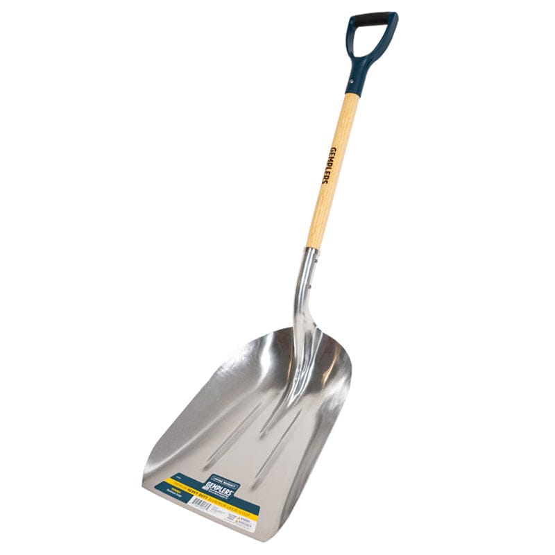 Gemplers Aluminum Scoop Shovel with Wood Handle