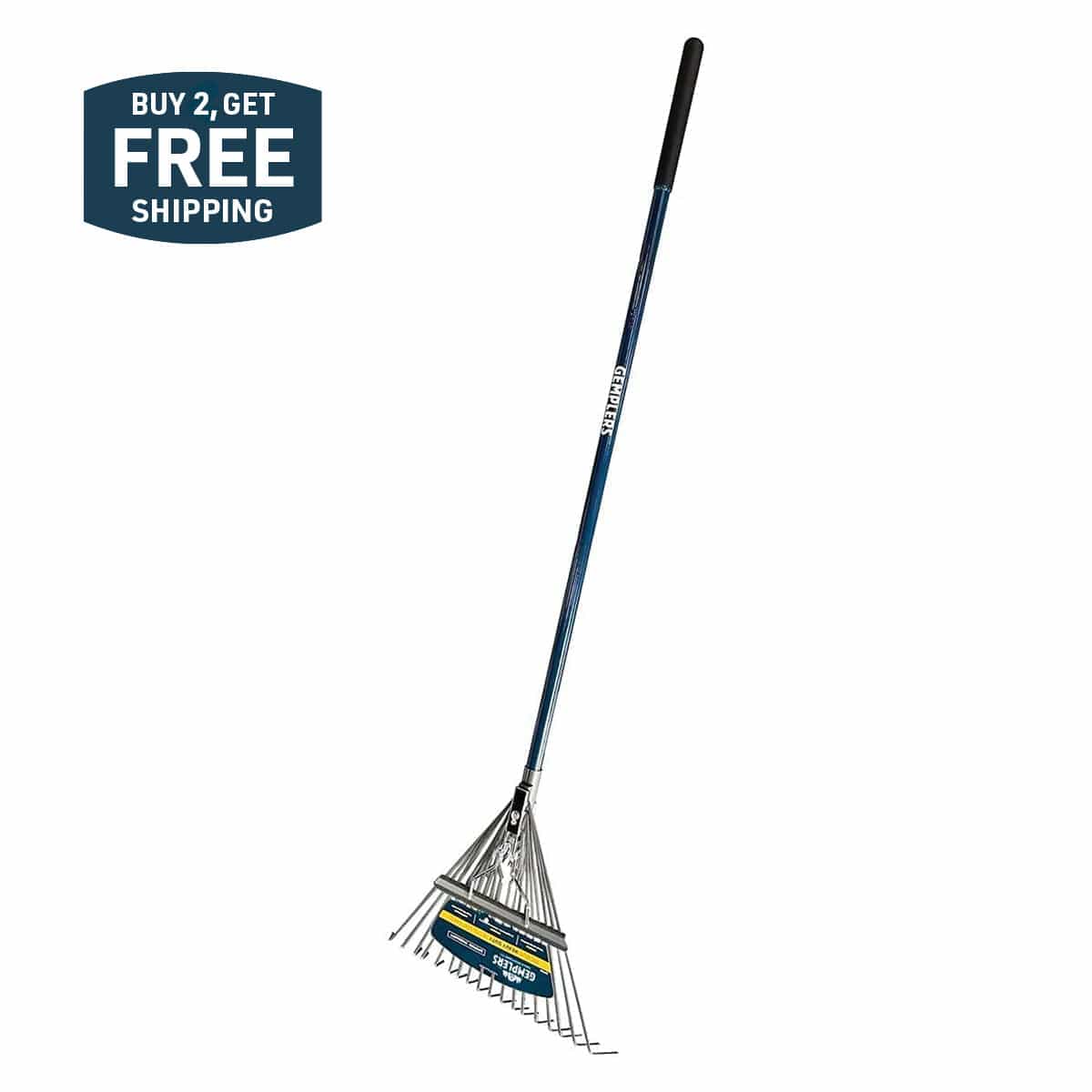 Gemplers 18-Tine Shrub Rake with Fiberglass Handle