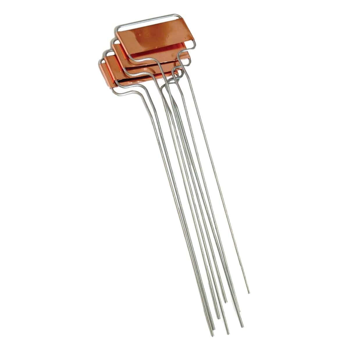 DP Industries 10" Metal Markers 10" with Copper Plate, Pk 100