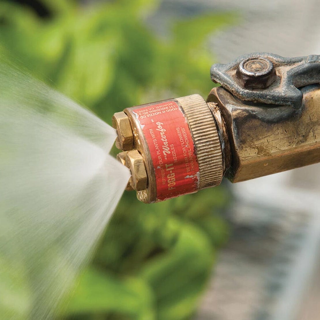Low Volume Fogg-It-Nozzle In Use+++Low Volume Fogg-It-Nozzle In Use