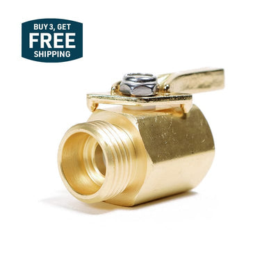 Gemplers Brass Shut Off Valve