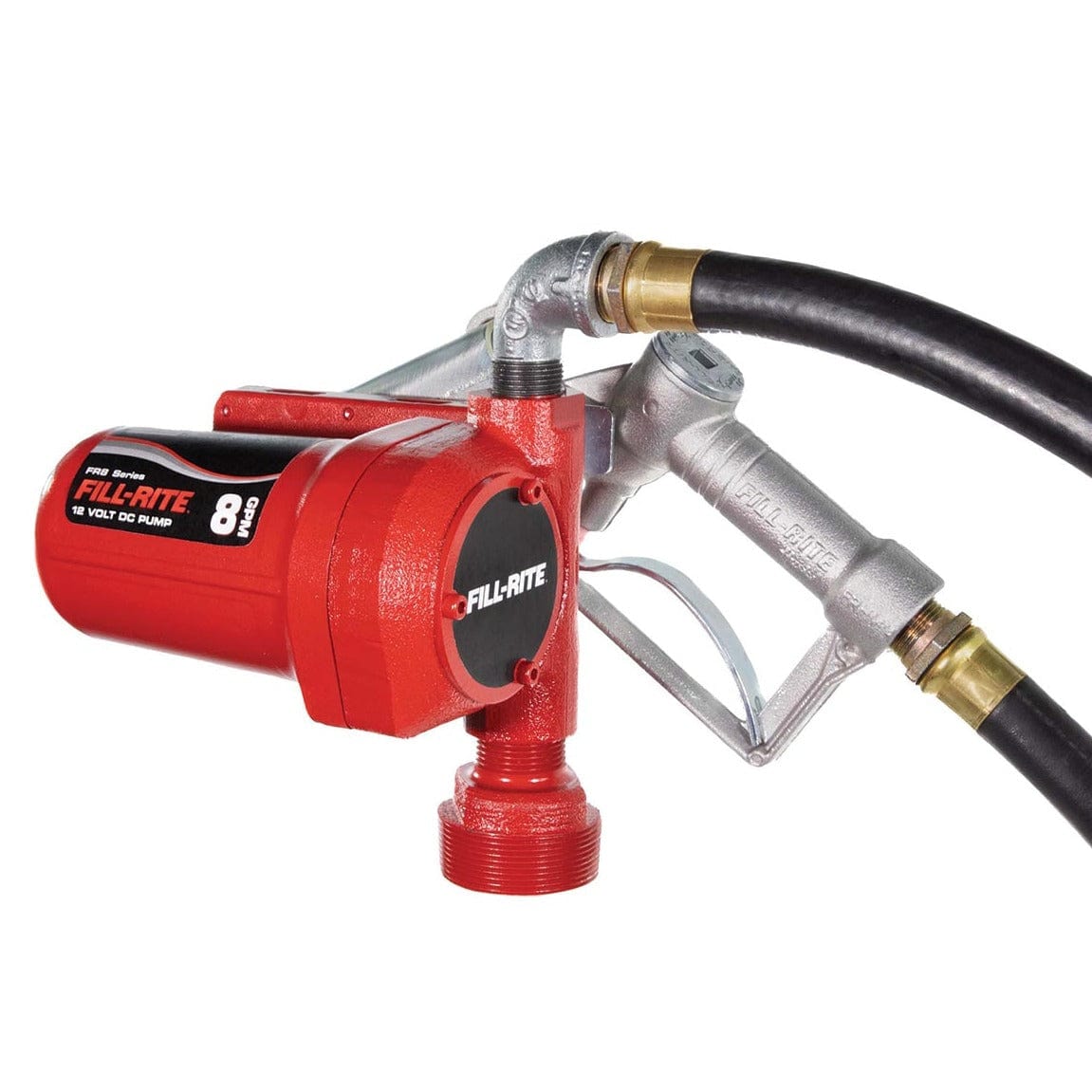 Fill-Rite 12V DC 8 GPM Fuel Transfer Pump with Nozzle FR8 | Gemplers