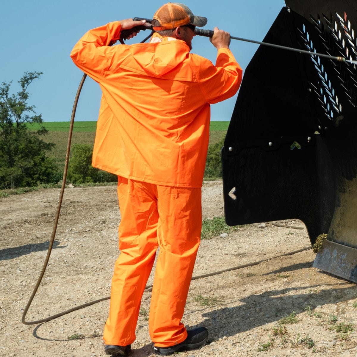 Lightweight Rain Suit, Orange | Gemplers