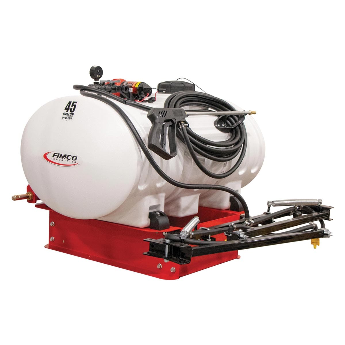 にこ Fimco 45 gal. 3-Point Sprayer w/ 2.4 GPM Pump & Boom 3PT-45-12V-4