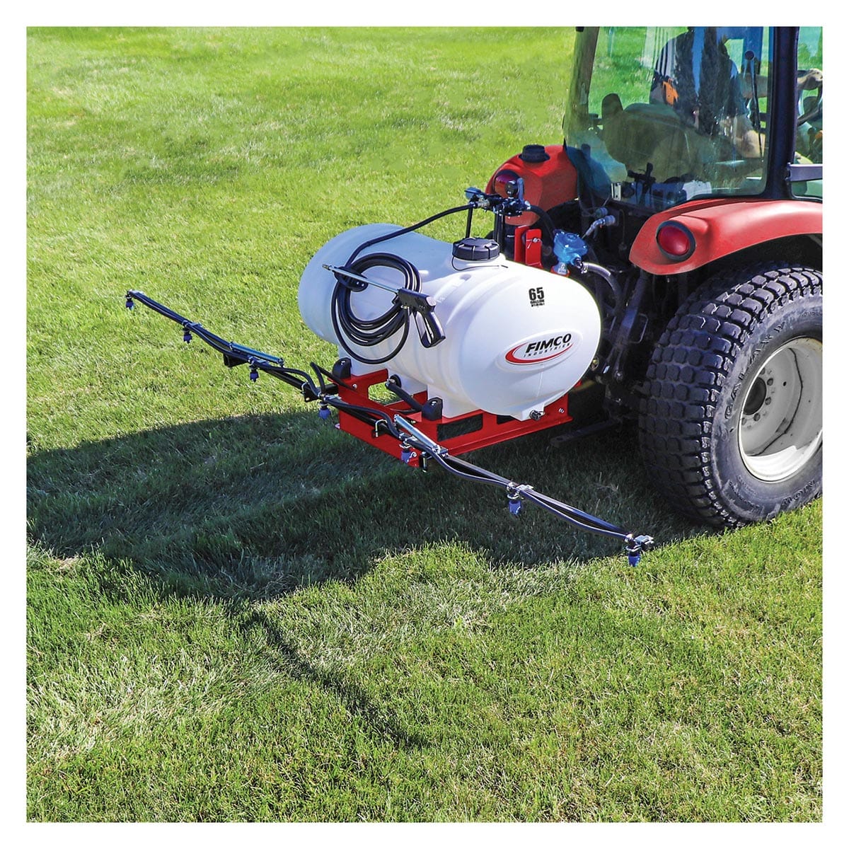 Fimco 65 Gallon 3-Point Sprayer with 6 Roller Pump, Spray Wand & 7N Boom