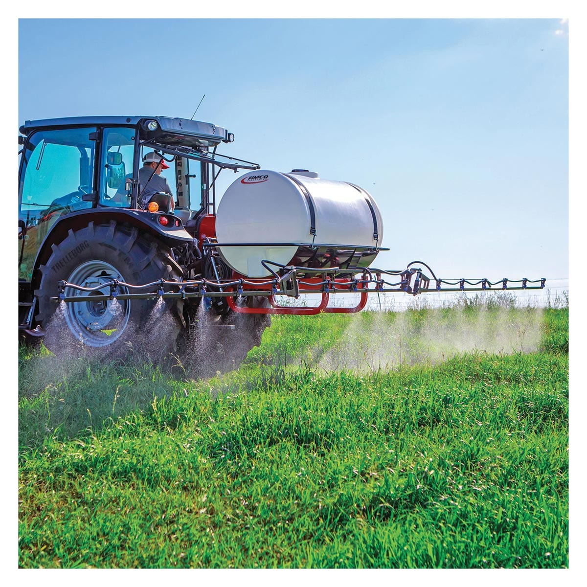 Fimco 300 Gallon 3-Point Sprayer with Roller Pump, Wand & Fx5 Boom In Use+++Fimco 300 Gallon 3-Point Sprayer with Roller Pump, Wand & Fx5 Boom In Use