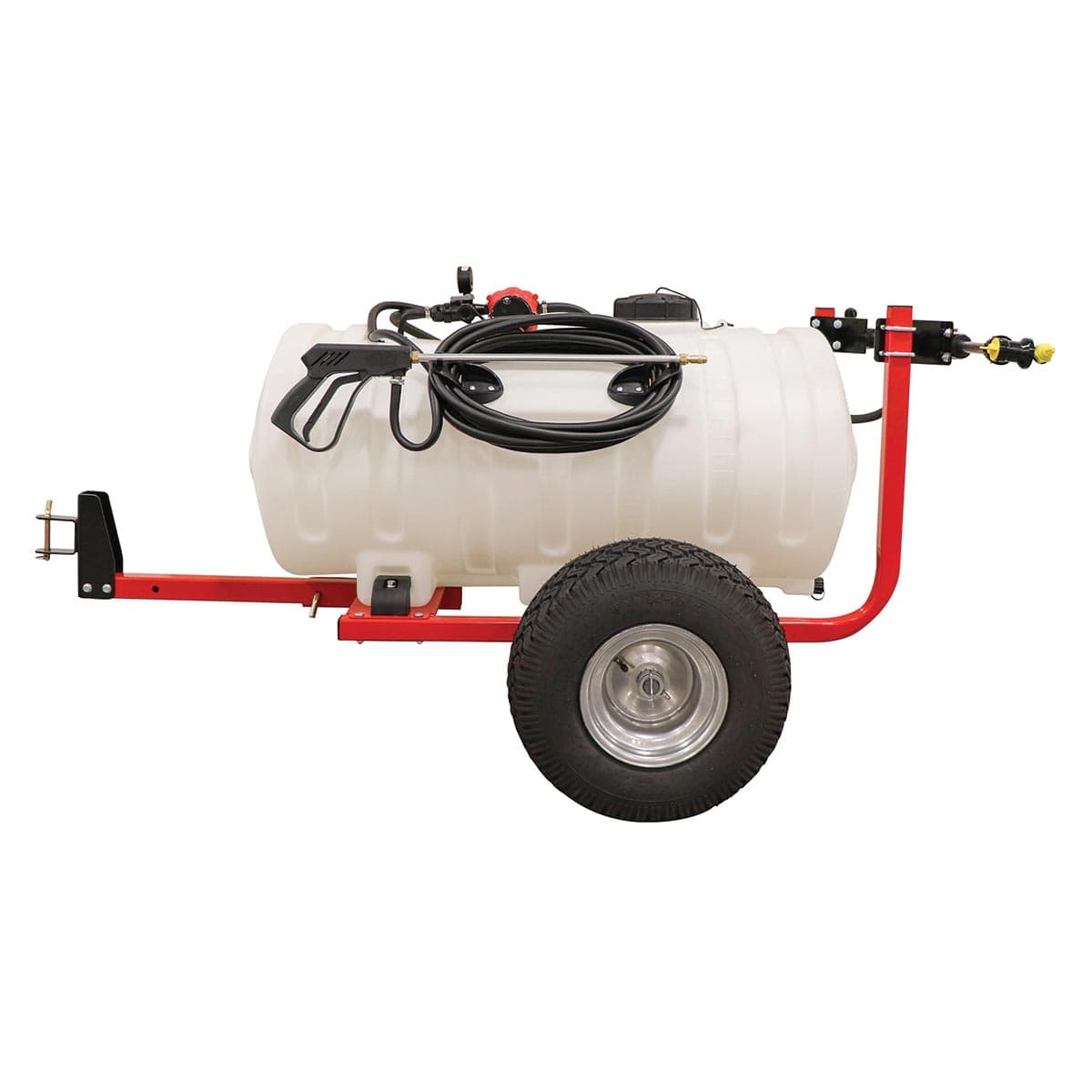 Fimco 65 Gallon Trailer Sprayer with 4.5 GPM Pump, Wand & Broadcast Boom