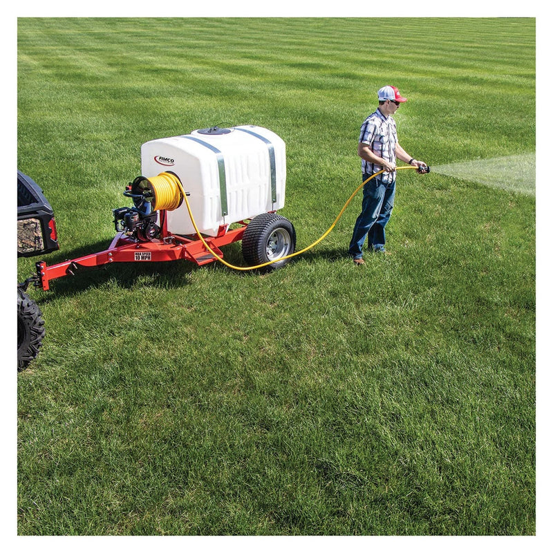 fimco garden sprayer Fimco 200 Gallon Fire Trailer with 4 Roller Pump & Fire Nozzle