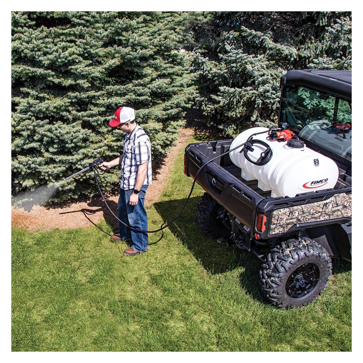 Fimco 65 Gallon Spot Sprayer with 4.5 GPM Pump & 22" Spray Wand