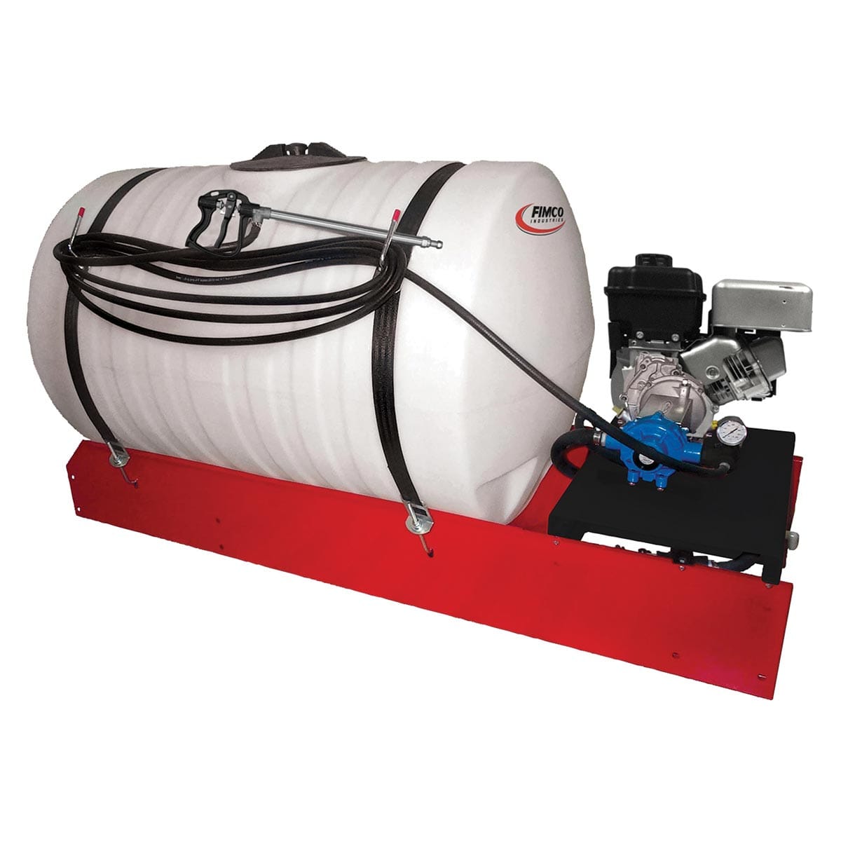 Fimco 150 Gallon Skid Sprayer with 8 Roller Pump & Deluxe Spray Wand