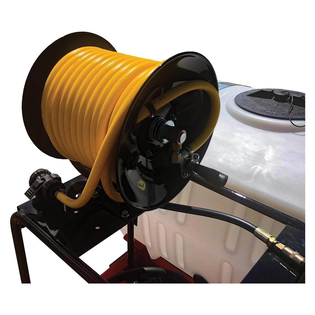 Fimco 150 Gallon Skid Sprayer with 4 Roller Pump, 100' Hose & Hand Reel