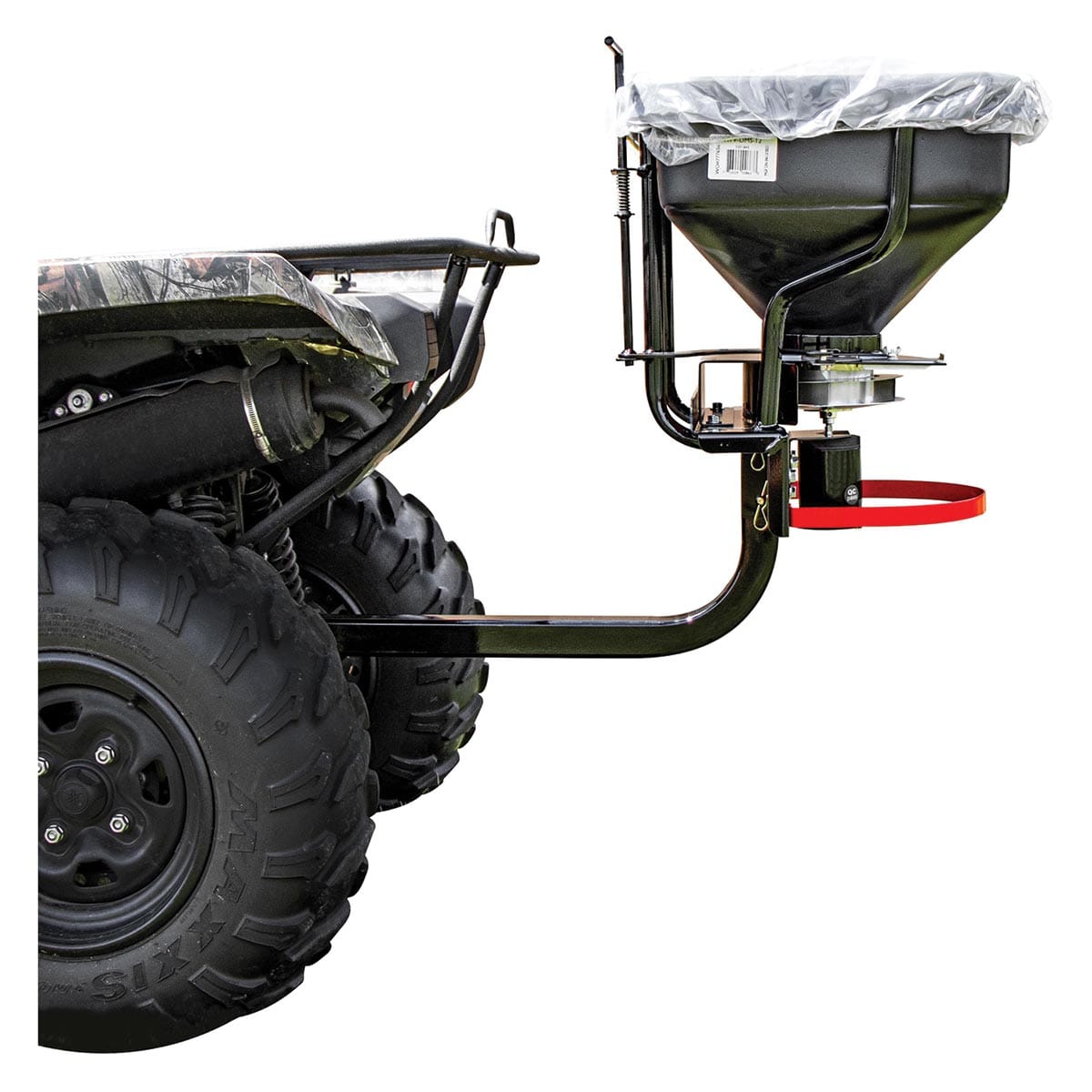 Fimco 2.2 Cubic Foot ATV/UTV Dry Material Spreader with Cover &  2" Tube Mount