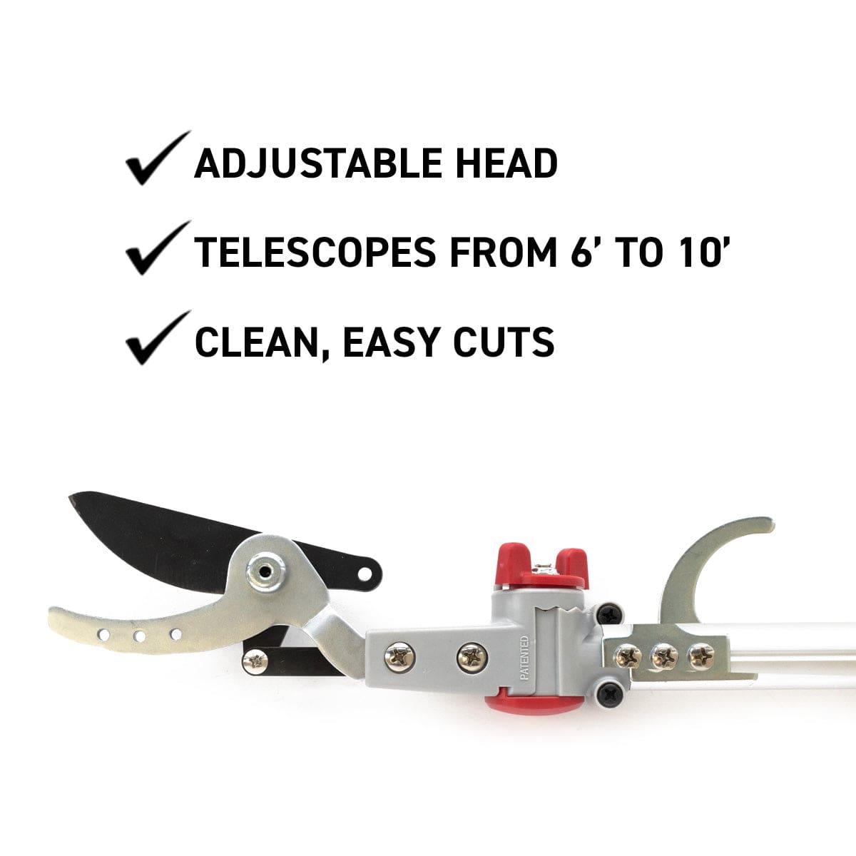 Gemplers Telescoping Long-Reach Bypass Pruner, 6 ft. - 10 ft.