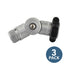 Gemplers Swiveling Metal Hose Connector | 3 Pack