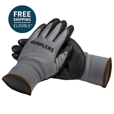 Gemplers Lightweight Nylon Glove with PU Coating | 10 Pack