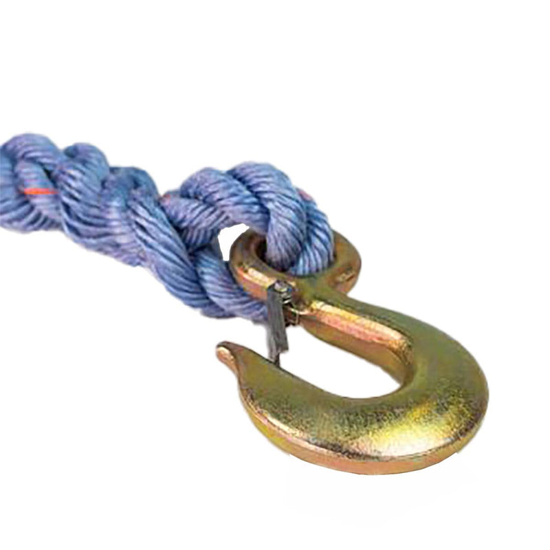 Polypropylene Towing Rope with Spliced Eye & Hook