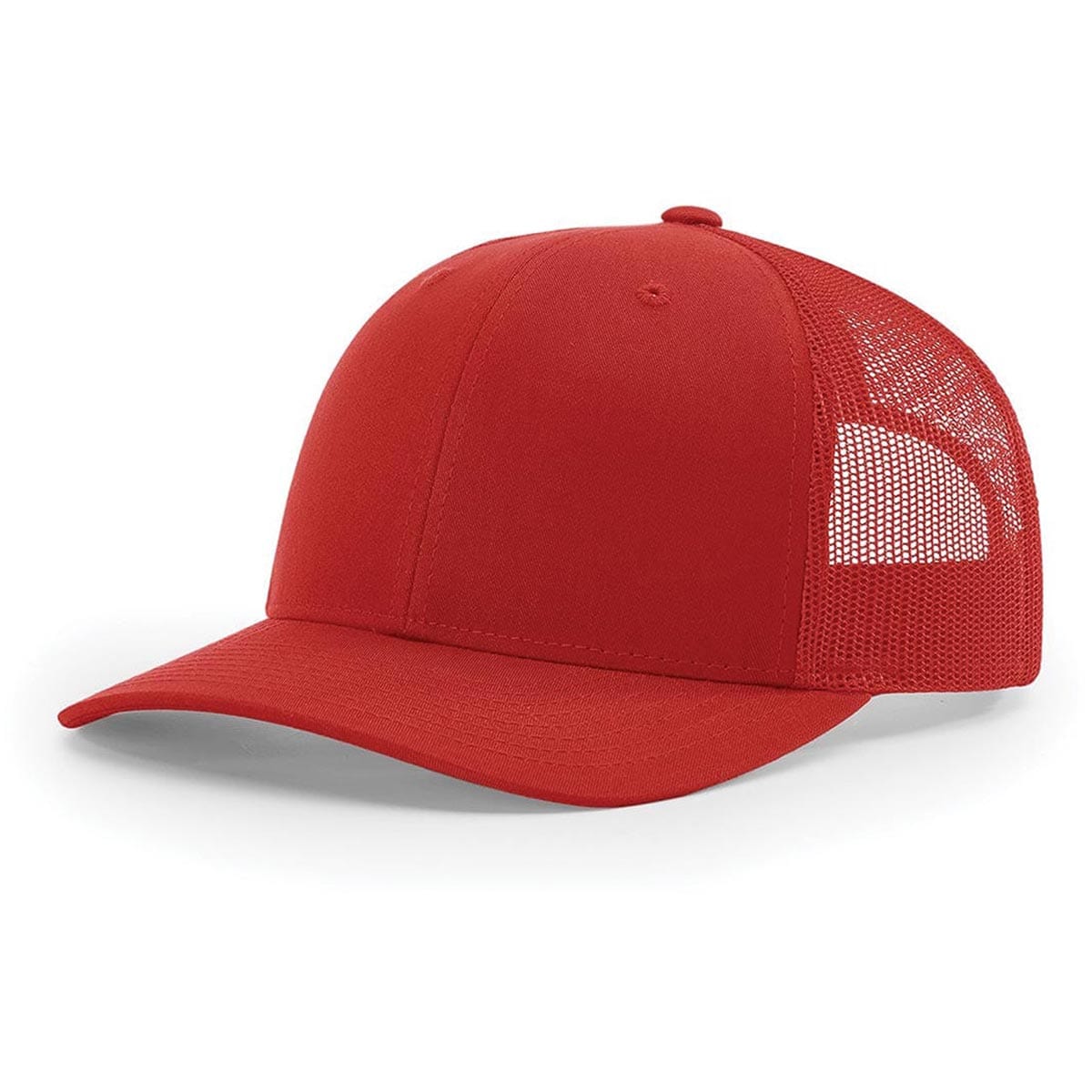 Red Richardson 112 Trucker Mesh Back Cap
