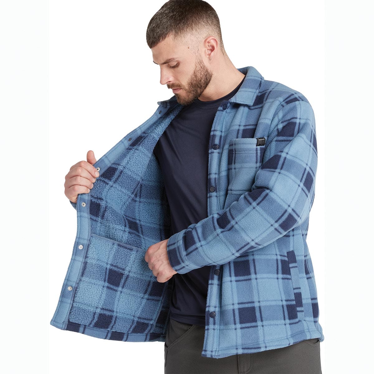 Timberland Pro Gritman Check Heavy-Weight Fleece Shirt