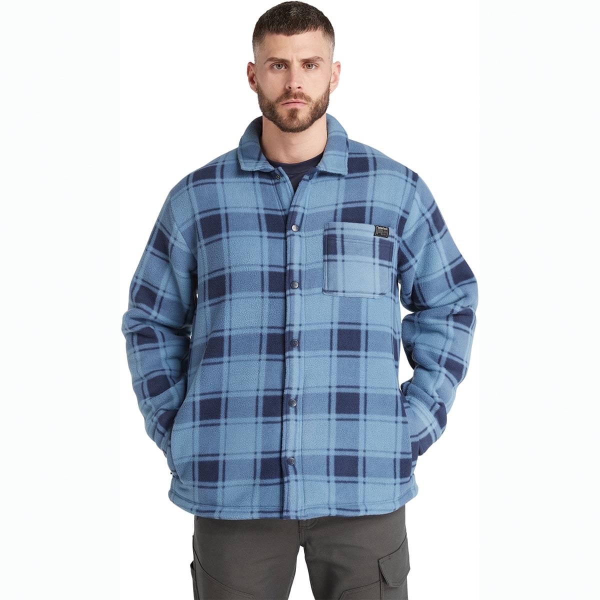 Timberland Pro Gritman Check Heavy-Weight Fleece Shirt