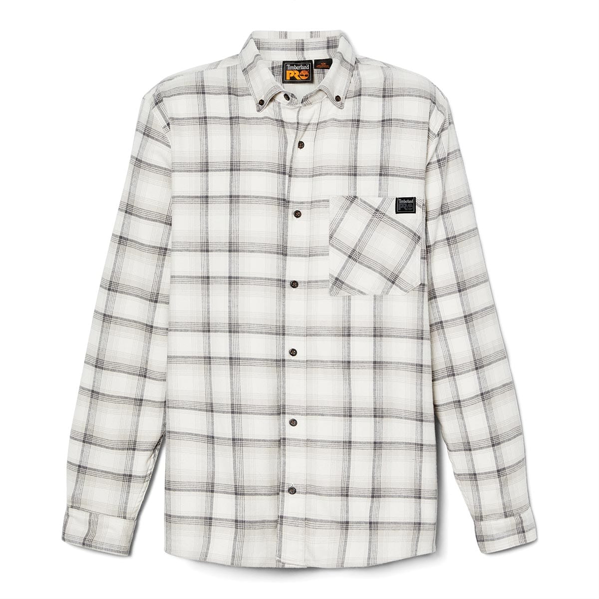 Timberland Pro Woodfort Long Sleeve Lightweight Flannel Flex Shirt