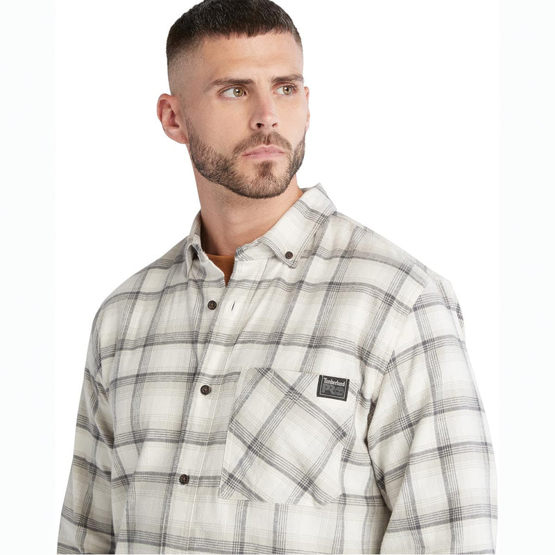 Timberland Pro Woodfort Long Sleeve Lightweight Flannel Flex Shirt