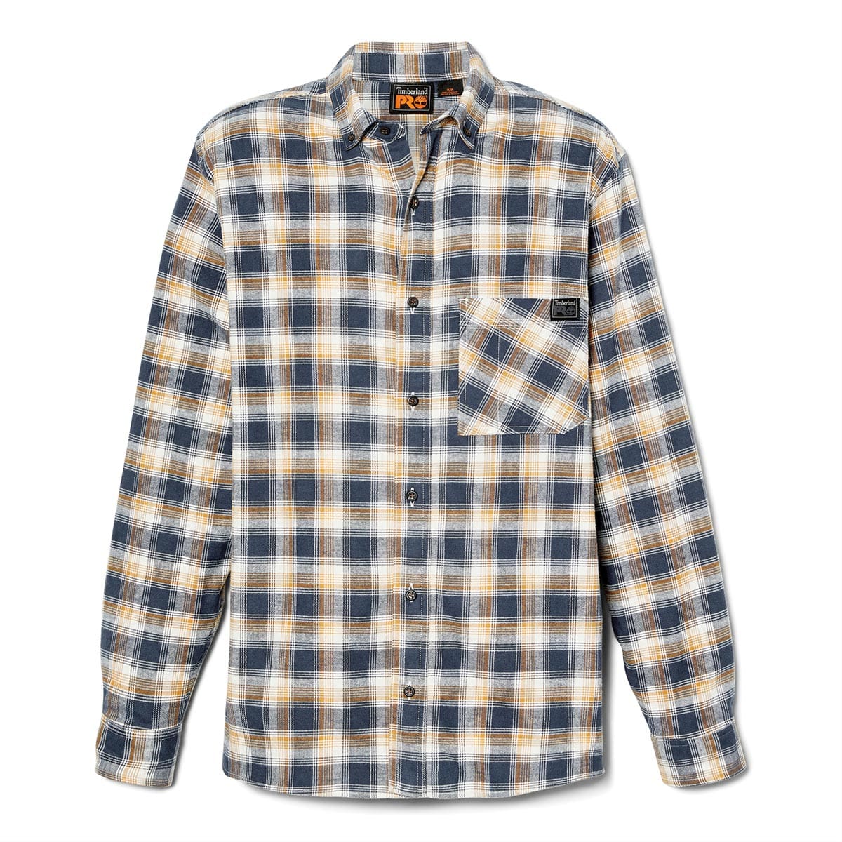 Timberland Pro Woodfort Long Sleeve Lightweight Flannel Flex Shirt