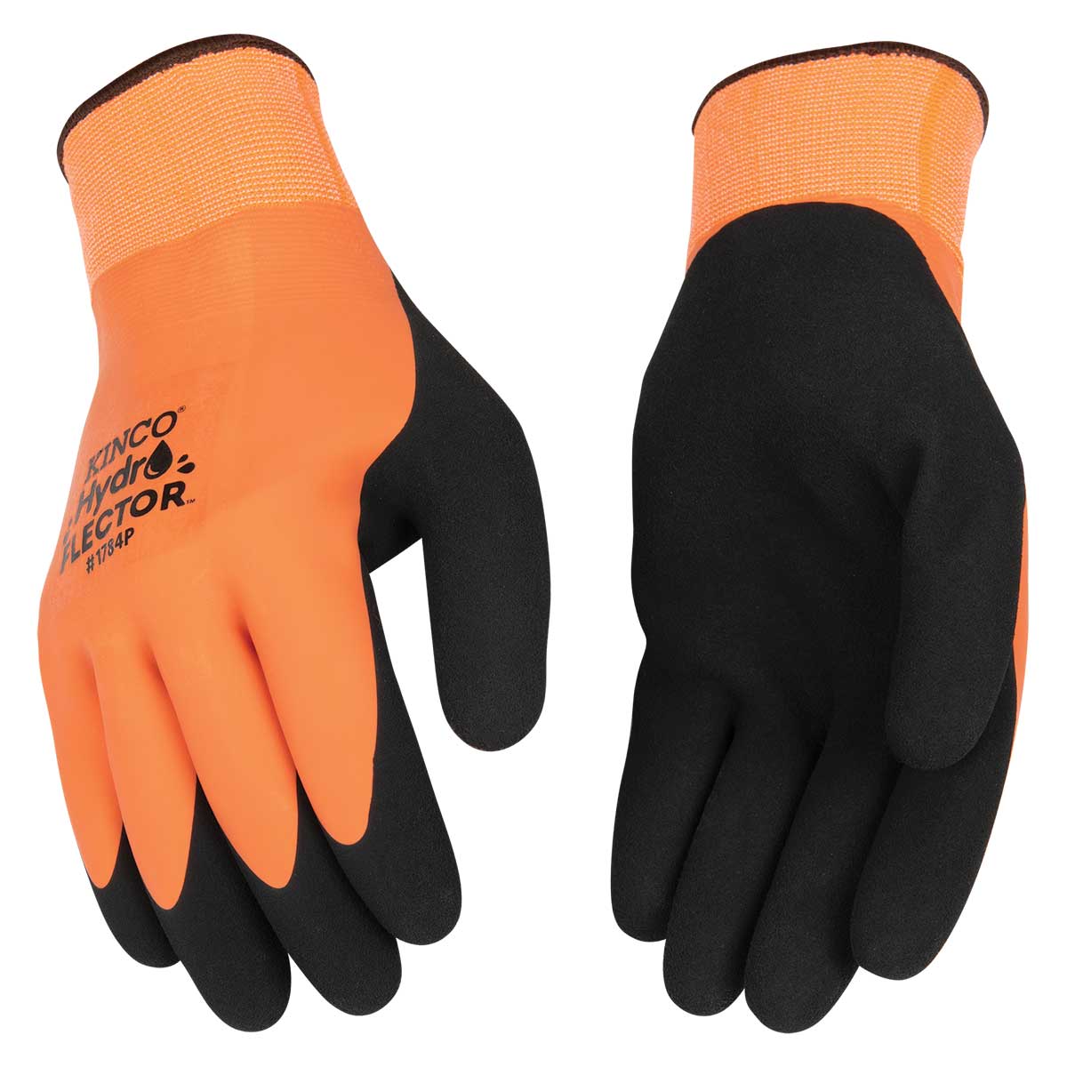 Brite Orange Kinco HydroFlector Lined Double Coated Gloves