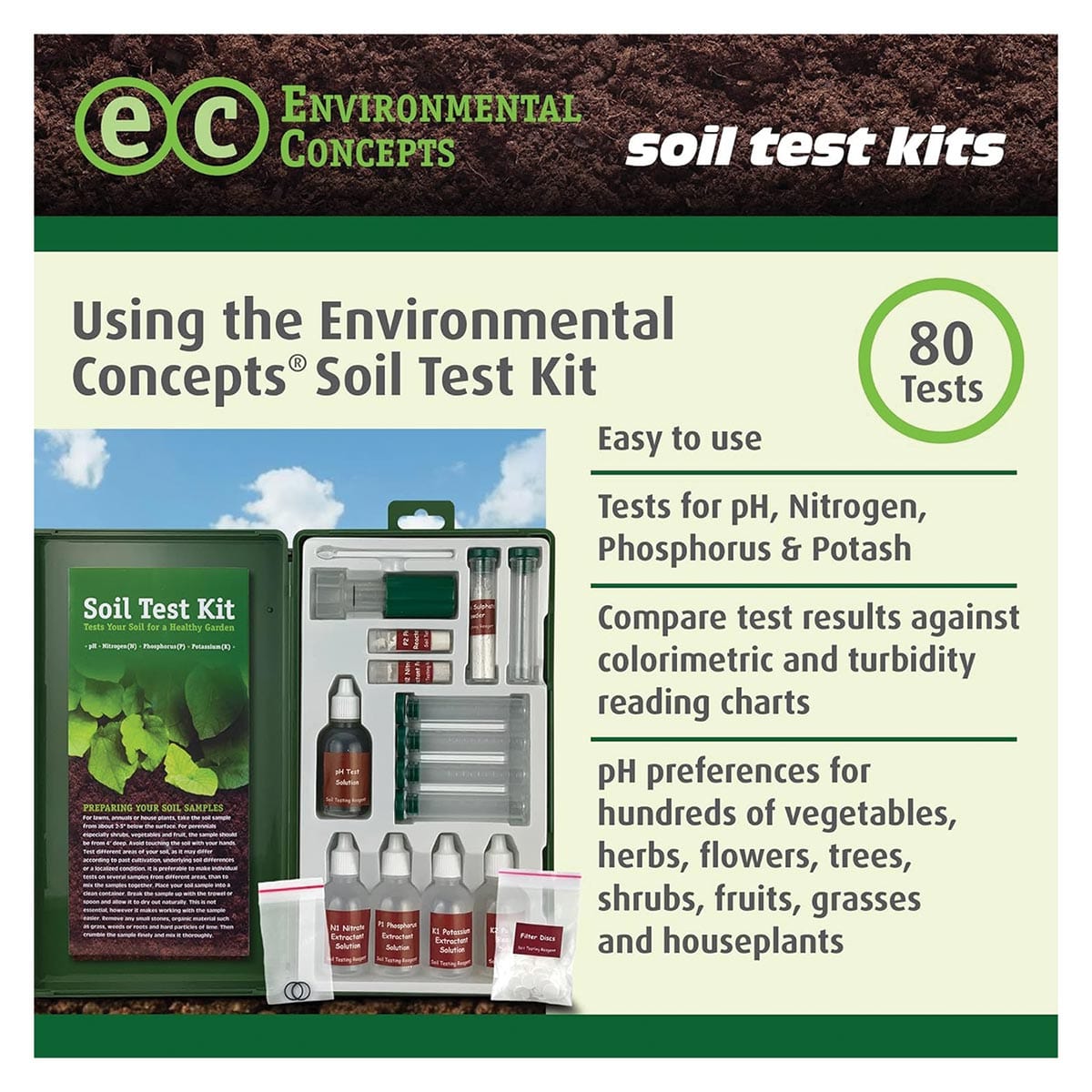 Luster Leaf Professional Soil Test Kit | 80 Count