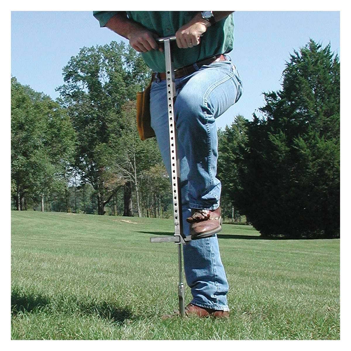 JMC Backsaver Soil Sampler In Use+++JMC Backsaver Soil Sampler In Use