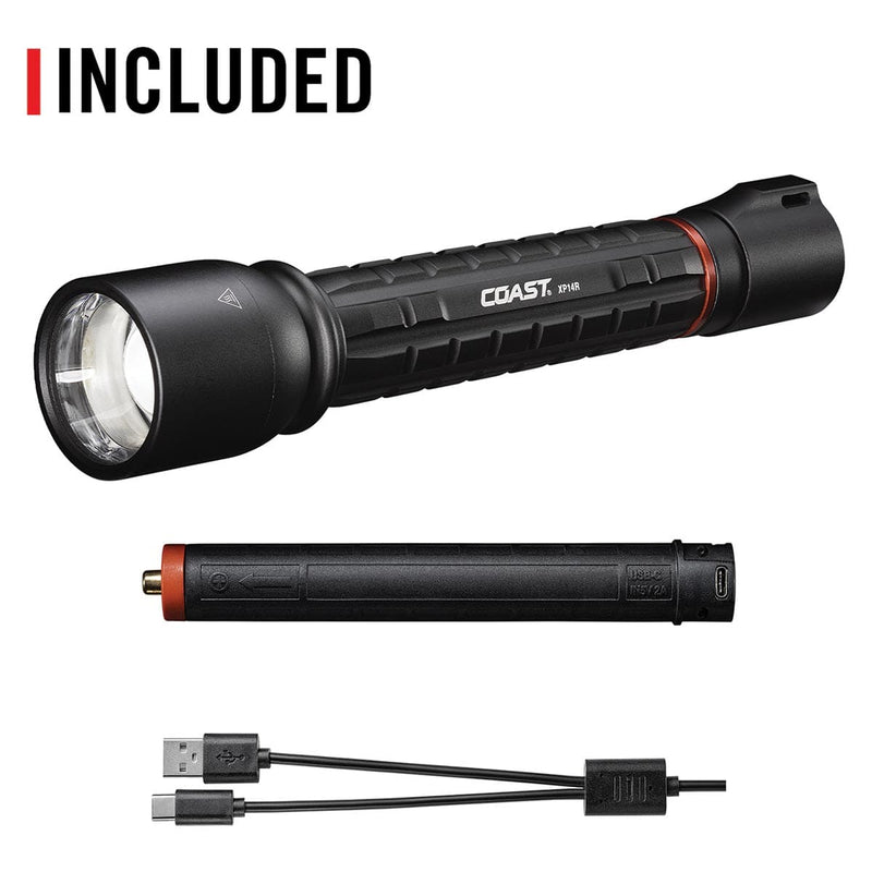 coast rechargable flashlight COAST XP14R Rechargeable Power Flashlight