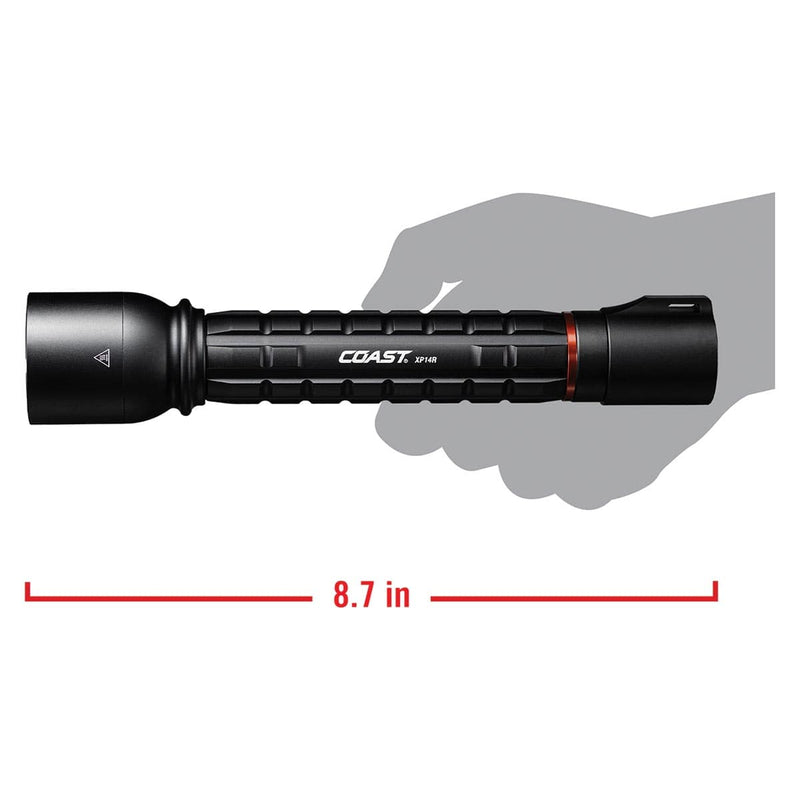 coast biggest rechargeable flashlight COAST XP14R Rechargeable Power Flashlight