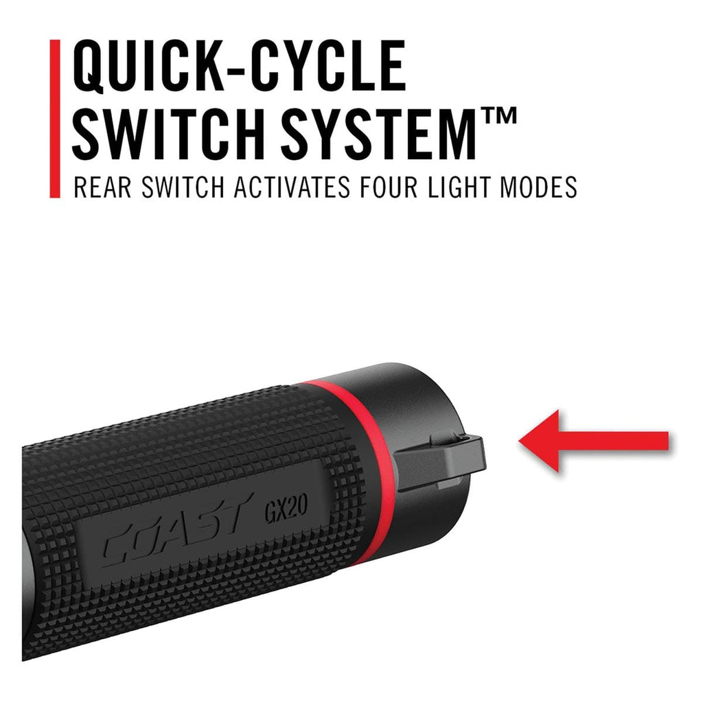 Coast GX20 1200 Lumen Waterproof Flashlight