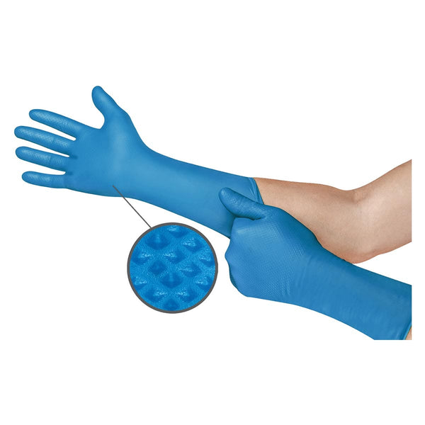 Microflex 93-283 Mega Texture 8-mil Nitrile Gloves | Gemplers