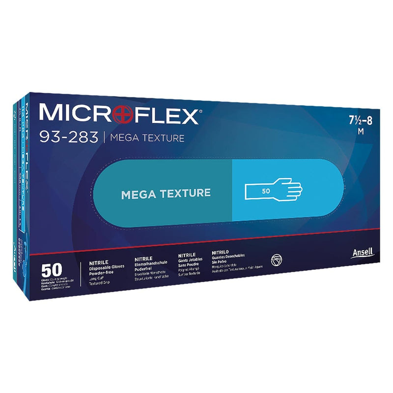 Microflex Mega Texture Nitrile Gloves | Box of 50