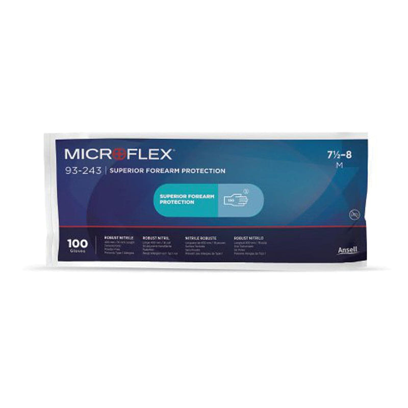 Microflex Extra Long Nitrile Gloves | Box of 100