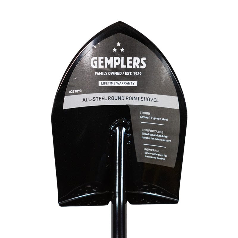 Gemplers All-Steel Round Point Shovel