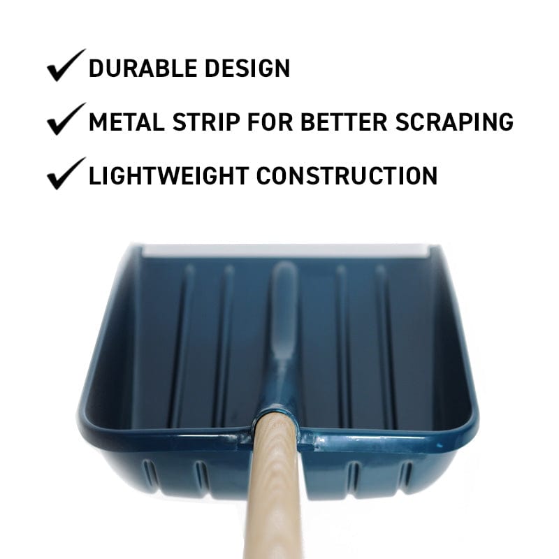 Gemplers Poly Scoop Snow Shovel with Wood Handle
