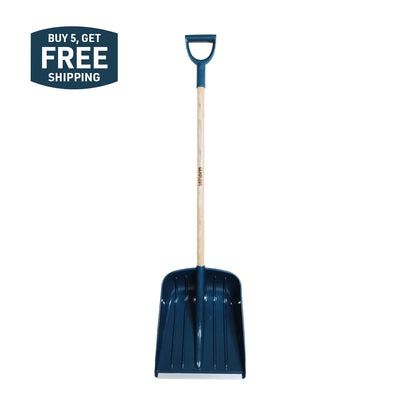 Gemplers Poly Scoop Snow Shovel with Wood Handle