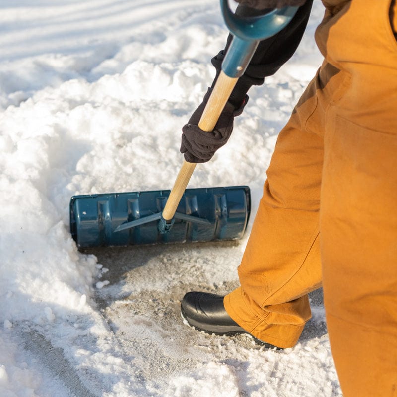 Gemplers 22" Poly Snow Pusher with Wood Handle