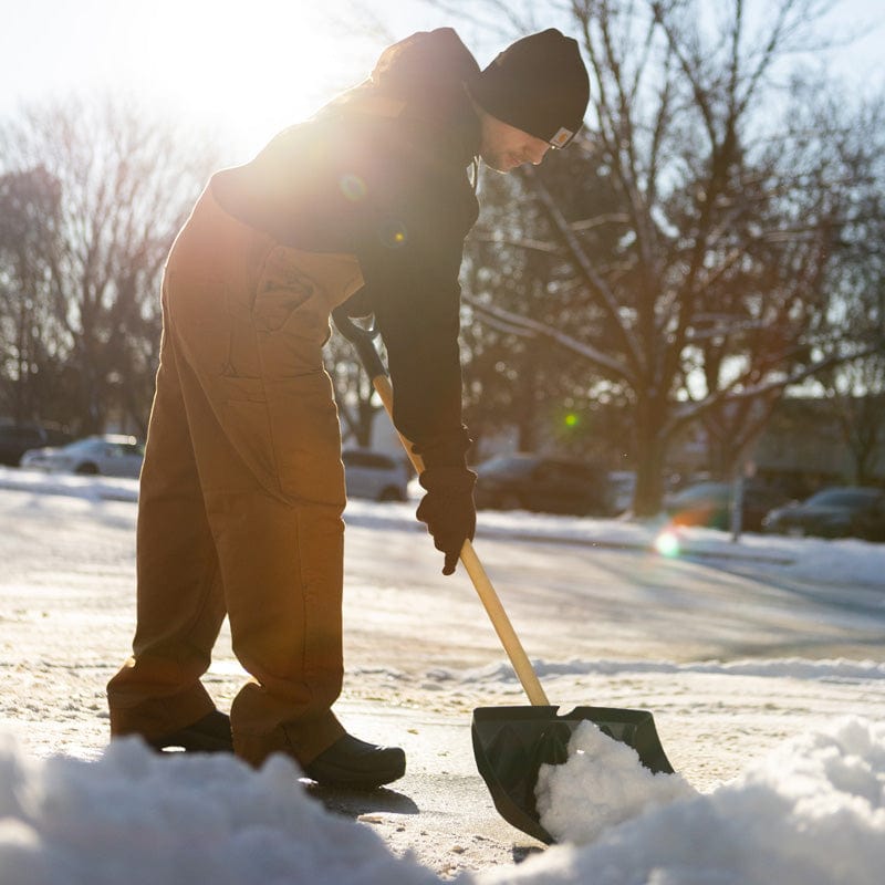 Gemplers 18" Poly Snow Shovel with Wood Handle