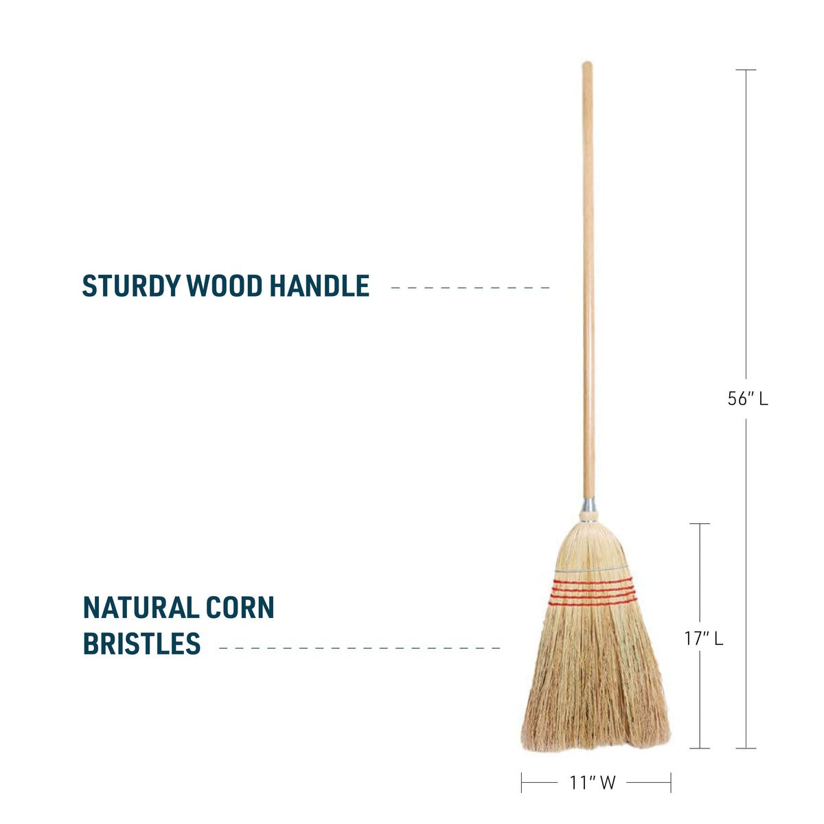 Gemplers Corn Broom | 2 Pack