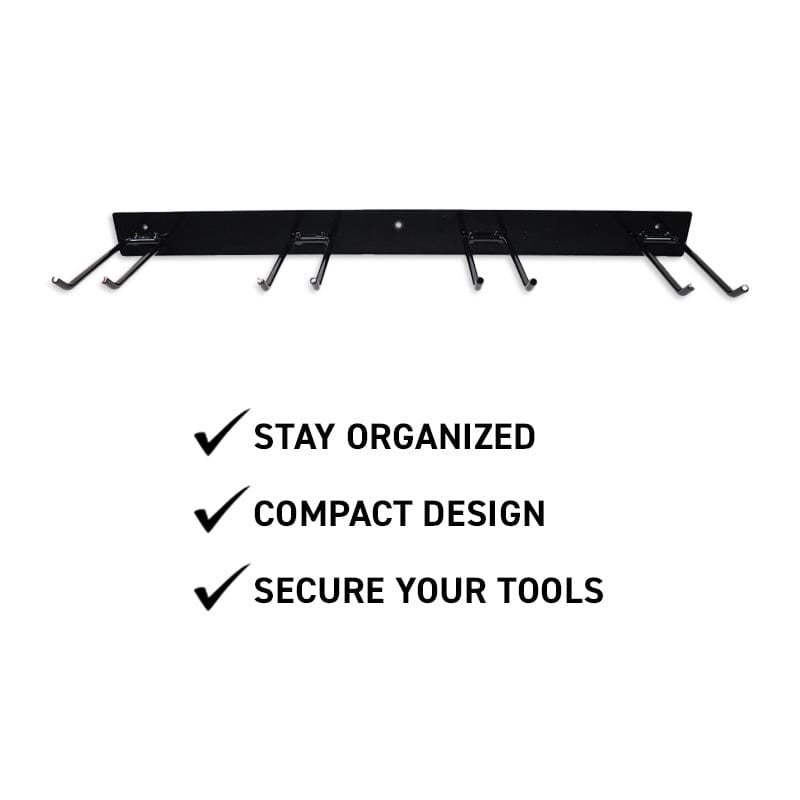 Gemplers Four Hook Tool Rack