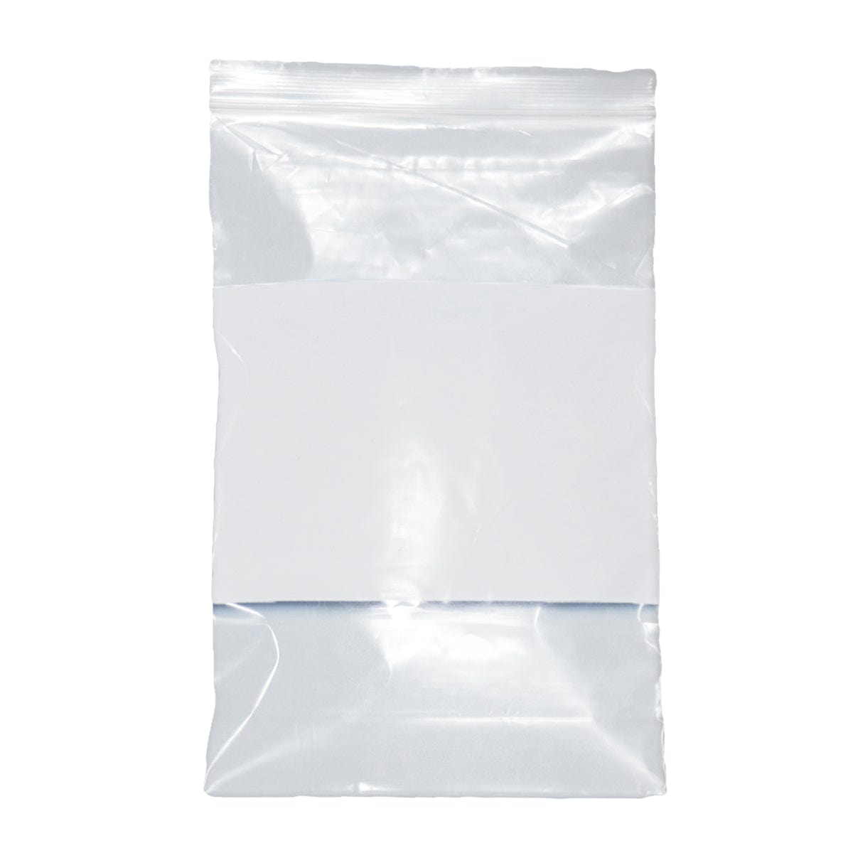 6" x 9" Wrap Tite Recloseable Poly Bags with White Block | 1000 Pack