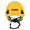 Yellow DEWALT Type II Class E Safety Helmet