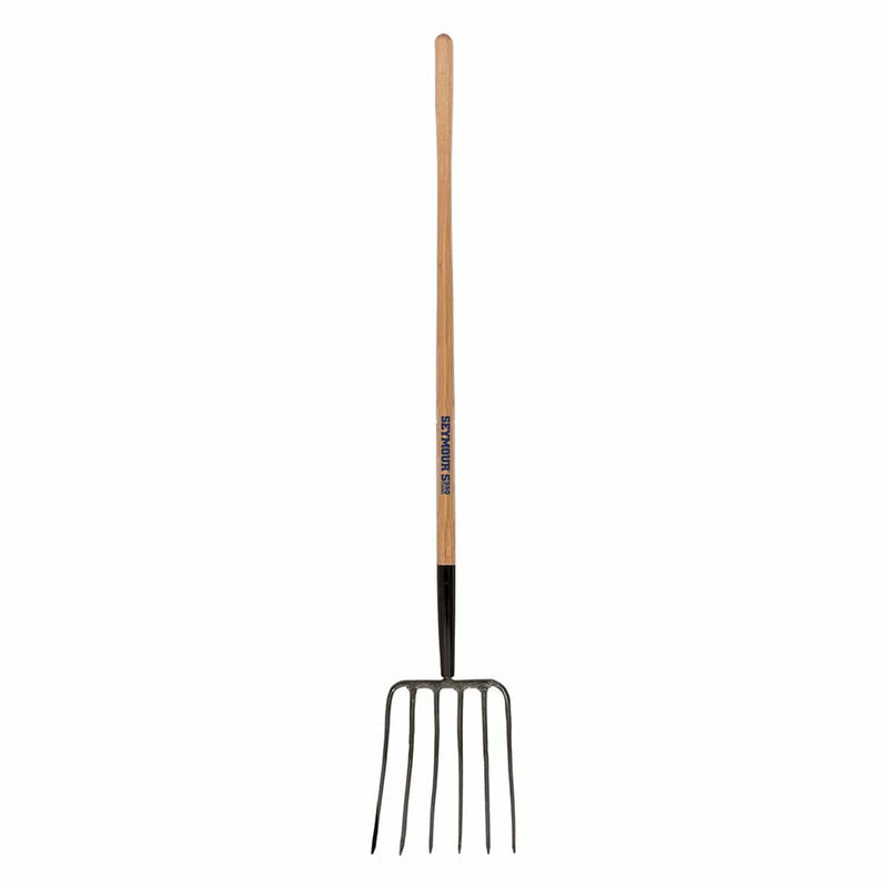 Seymour 6-Tine Manure Fork with 54" Hardwood Handle